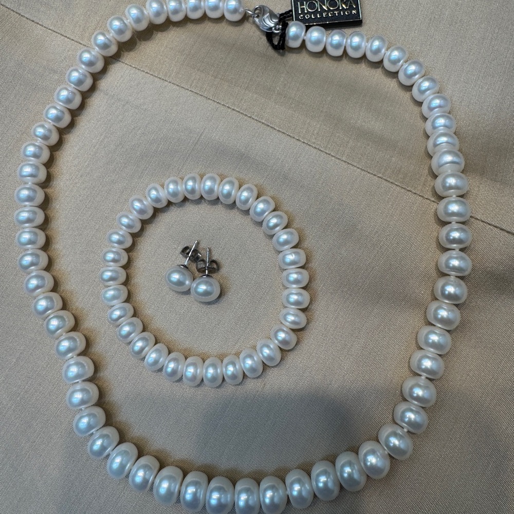 Honora White Pearl Necklace Elegant Jewelry